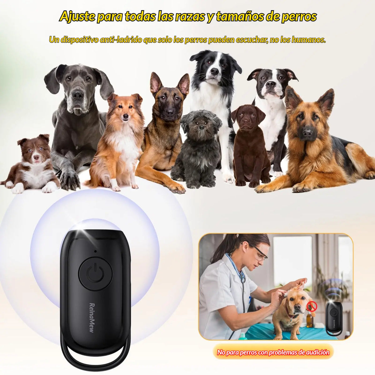 💥【50%OFF】👪¡Este repelente ultrasónico para perros puede protegerte a ti y a tu familia!
