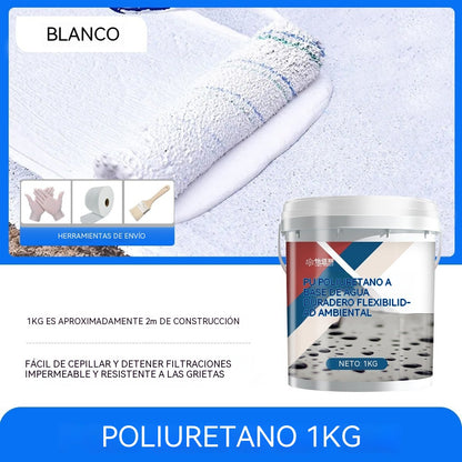 【1000g】Sellador impermeable antifugas para techos