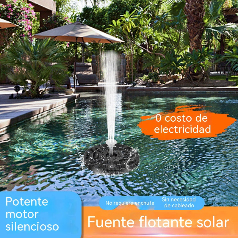 ⛲Fuente de agua alimentada por energía solar