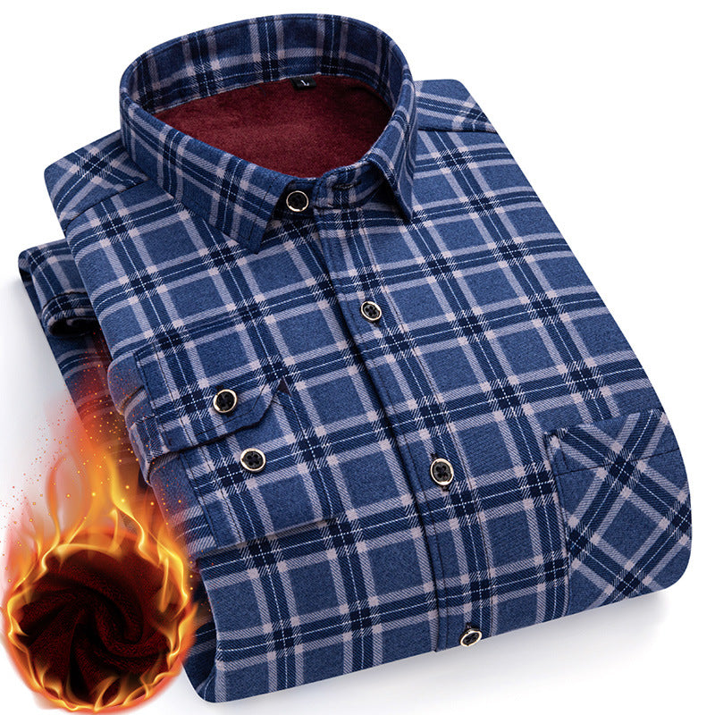 👔【L-5XL】Nova muška termo majica s obostranim plišem za jesen i zimu – moderna i svestrana.
