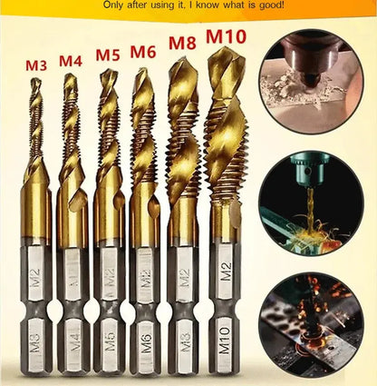 🔥（12 piezas）🧰🔩 Juego de brocas multiusos