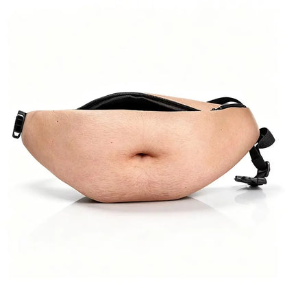 😂🎒 Riñonera con Barriga Falsa | Bolsa Divertida con Diseño de Gran Barriga Realista