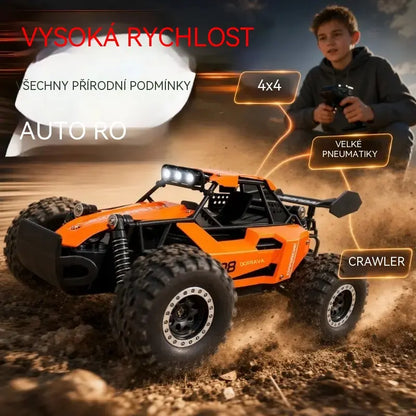 🚙💨 RC auto s pohonem 4x4 pro malé dobrodruhy – překonávejte překážky a zvládněte jakoukoli trasu!