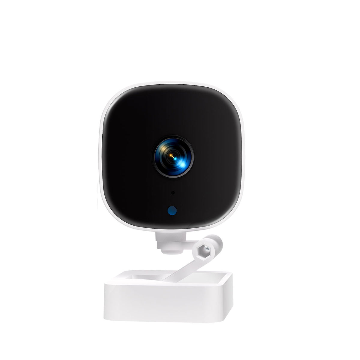 Cámara de alta definición con sistema de monitoreo inteligente del hogar mediante WiFi inalámbrico remoto, visión nocturna infrarroja, intercomunicador bidireccional y cámara de alta definición.