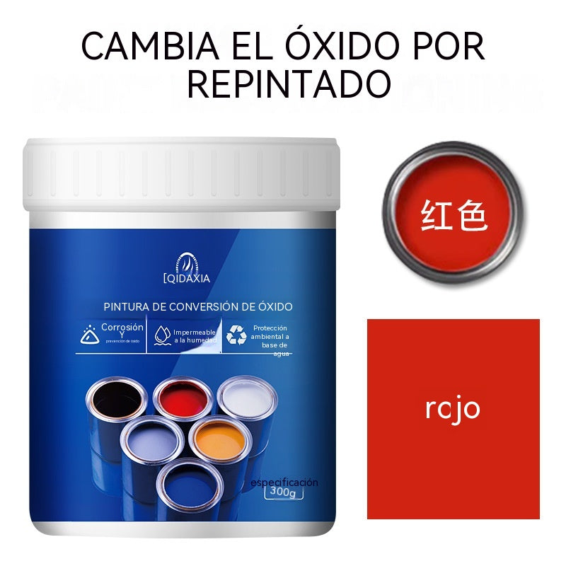 Pintura convertidora de óxido resistente a la intemperie: repara el metal oxidado (¡sin necesidad de frotar!).