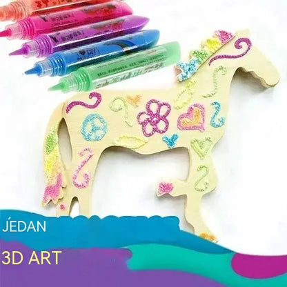 🎁【Kupite 1, dobijte 1 gratis】3D olovka za ispis za djecu: Crtanje mjehurića u stilu kokica (DIY)