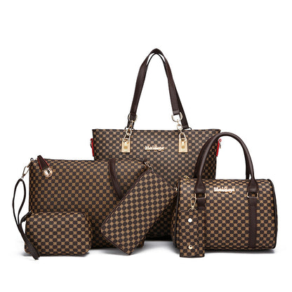 🔥¡50% DE DESCUENTO AHORA!🔥 Conjunto de 6 bolsos de moda para mujer.