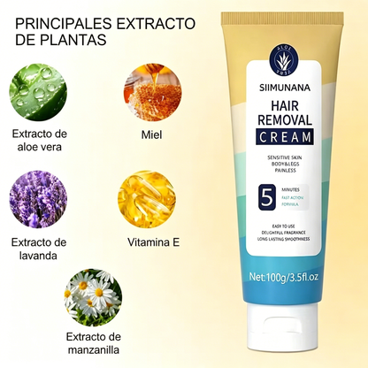 🔥【Compra 1, llévate 1 gratis】2 botellas por 26 euros✨Kit de depilación suave y respetuoso con la piel | Oferta por tiempo limitado🎁