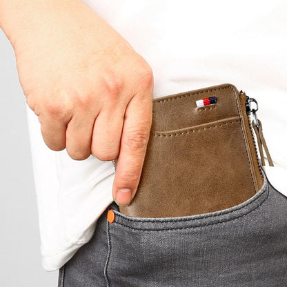 💥⏰Oferta por tiempo limitado：😎💰2025 Cartera antimagnética para hombre, de cuero suave y gran capacidad