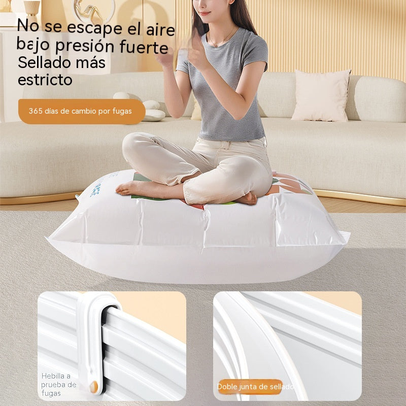 🧳💨【4 unidades por 24 euros】 Bolsa de almacenamiento al vacío grande y compresible: no requiere bomba, es a prueba de fugas e ideal para ahorrar espacio en maletas y en casa ✈️