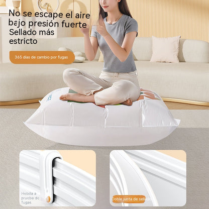 🧳💨【4 unidades por 24 euros】 Bolsa de almacenamiento al vacío grande y compresible: no requiere bomba, es a prueba de fugas e ideal para ahorrar espacio en maletas y en casa ✈️