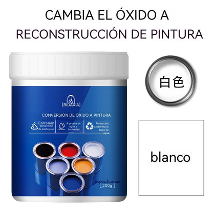 Pintura convertidora de óxido resistente a la intemperie: repara el metal oxidado (¡sin necesidad de frotar!).