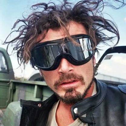 Gafas estilo Harley retro, viseras para cascos de motocicleta