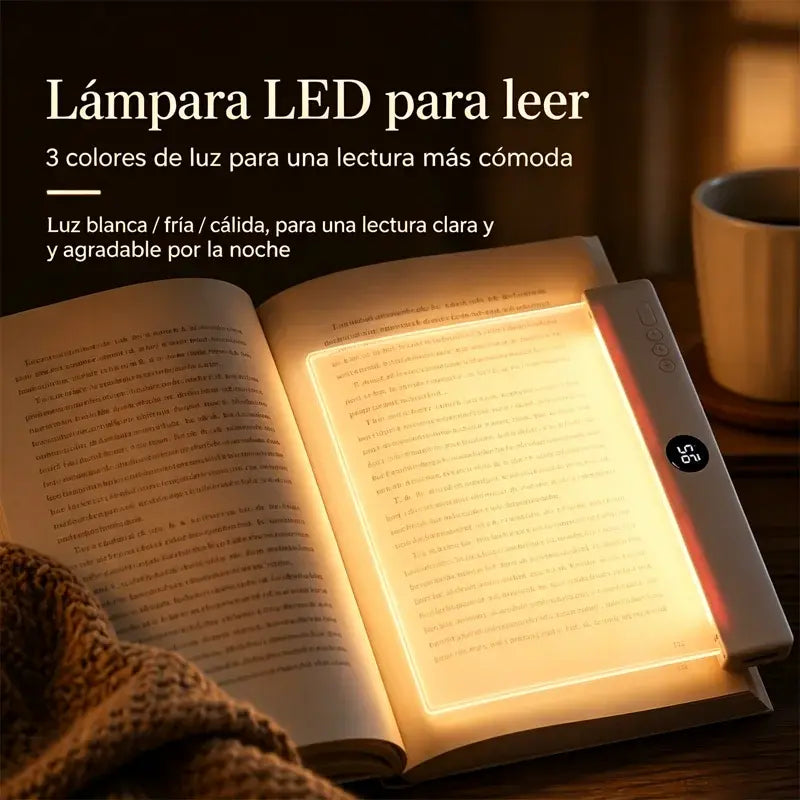 📚💡 Lámpara LED de Lectura con Pinza | Luz de Noche para Cama, Estudio y Lectura