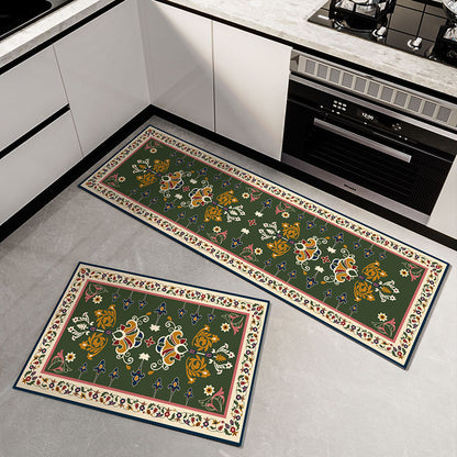 【40x60 + 40x120 cm】Alfombra de suelo antideslizante, resistente a las manchas y altamente absorbente.