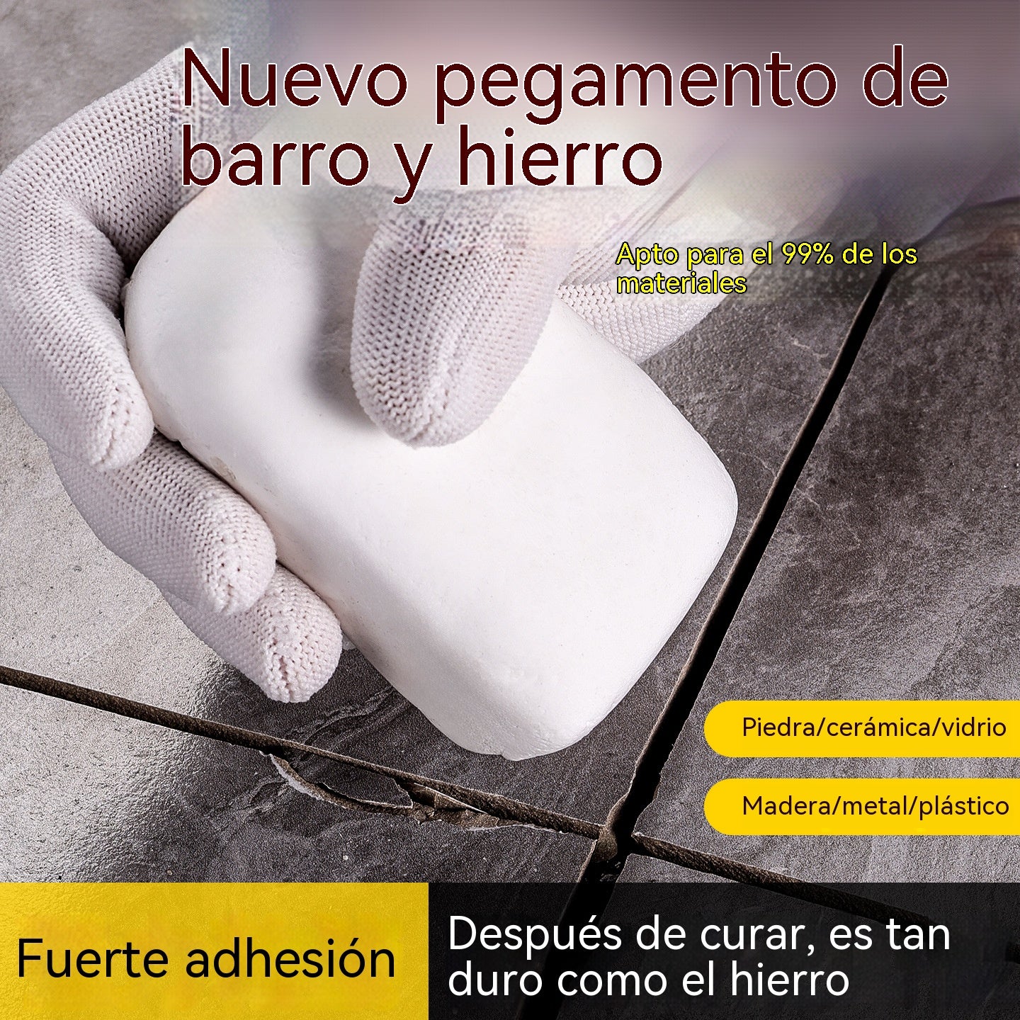 Adhesivo de alta resistencia, sin formaldehído, para sellar orificios de aires acondicionados; sellado de tuberías de desagüe domésticas, resistente a insectos e impermeable.