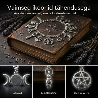 Naiste vintage-stiilis võlukäevõru müstilise hõnguga – taevalikud, gooti ja boheemlaslikud ehted 🔮✨