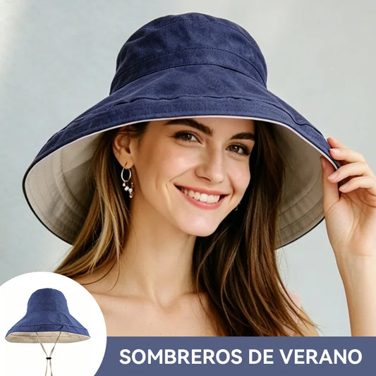 🥰👒Sombrero de sol fino de alta calidad para mujer, ideal para el verano.