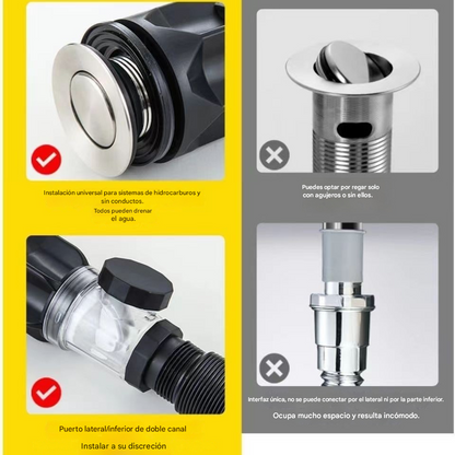 📢📢 ¡40% de descuento! ⏰🔥🛠️ Manguera de desagüe telescópica e inodora 🚿💨🧰