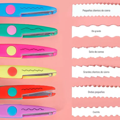 🥰【Juego de 6 piezas】Solo 24 euros✂️🌈Tijeras de seguridad para niños (para proyectos de bricolaje)