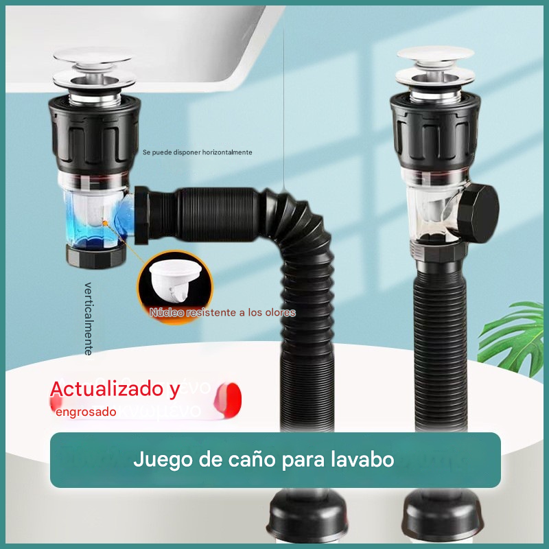 📢📢 ¡40% de descuento! ⏰🔥🛠️ Manguera de desagüe telescópica e inodora 🚿💨🧰