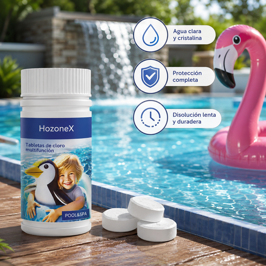 🔥Compre 1 y obtenga 1 gratis（2 botella）Pastillas efervescentes para la limpieza de piscinas