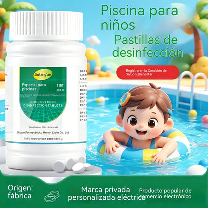 🔥【Compra 1, llévate 1 gratis】🏊‍♀️💧Pastillas limpiadoras para piscinas para un agua clara y transparente.
