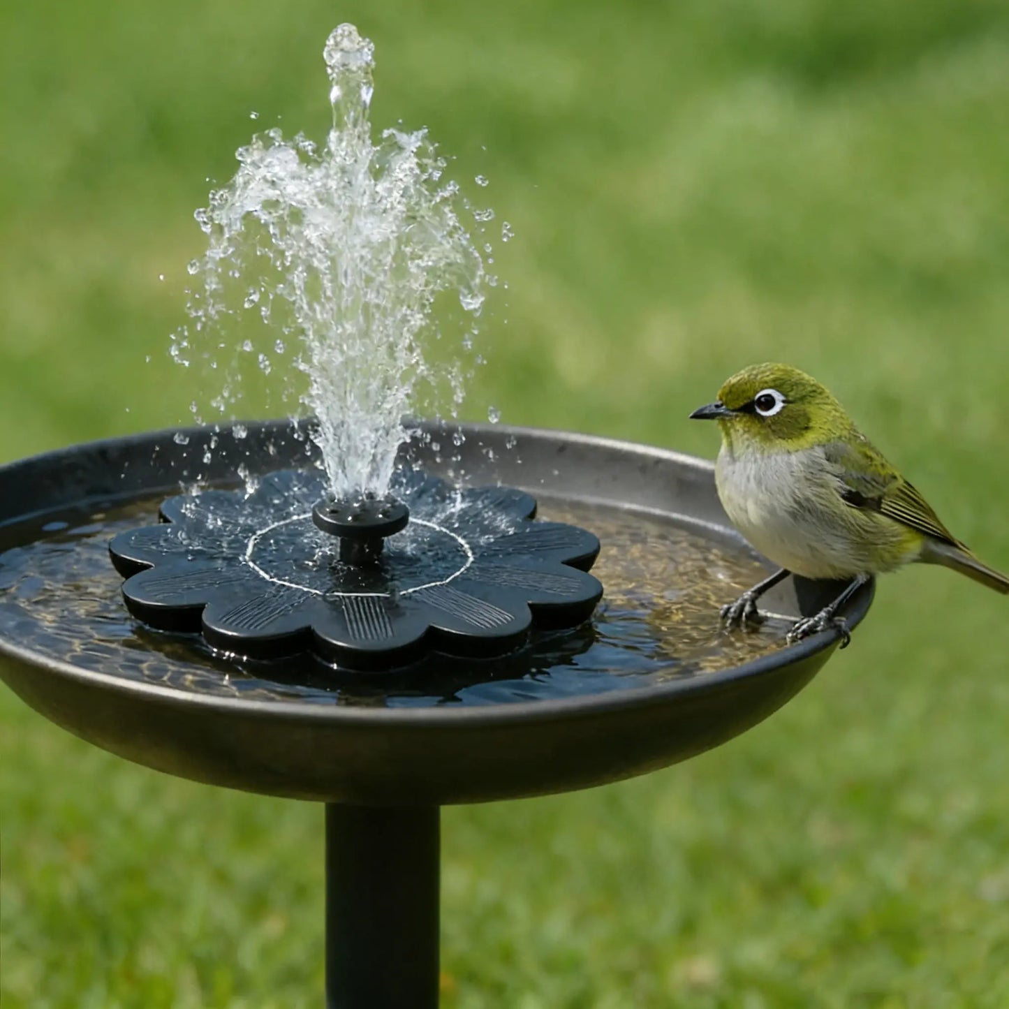 Bomba de fuente solar flotante: bomba de agua de alta eficiencia compatible con múltiples patrones de chorro.