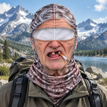 🔥2 položka 25 €😎3D zábavná a teplá obličejová maska pro zimní outdoorové sporty