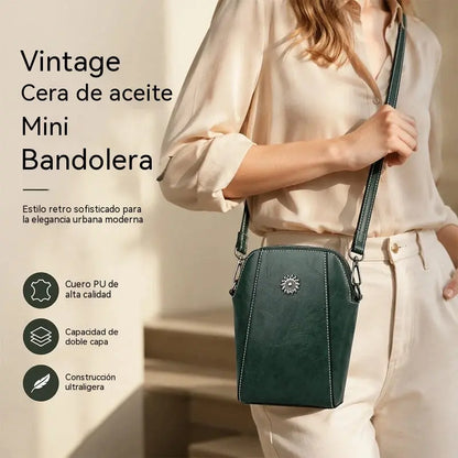 👜🎀 Oferta por tiempo limitado ⚡Bolso bandolera para teléfono de piel sintética para mujer