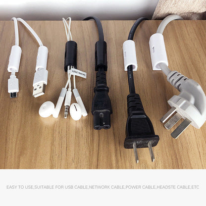 🎁【40 Piezas】🚨 Solo hoy: 50% de descuento en clips autoadhesivos para cables.