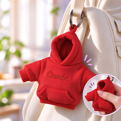 👕🧶 Llavero de edición limitada: mini pelota antiestrés con diseño de sudadera con capucha ✨