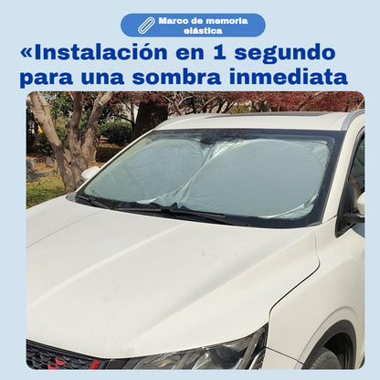 ☀️🚗Parasol plegable para parabrisas de coche con bolsa de almacenamiento