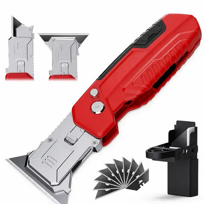 Raspador de cuchillos 2 en 1, raspador de cuchillos plegable