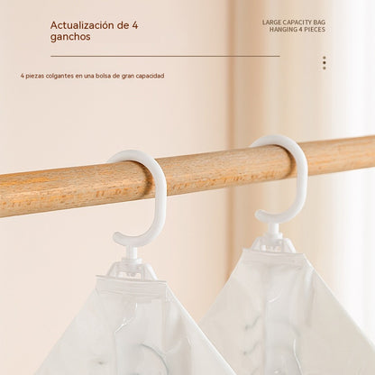 💨✨ Bolsas colgantes para aspiradora con un 60% de descuento 💞💪 Ahorran espacio, protegen del polvo, reutilizables para ropa y viajes.