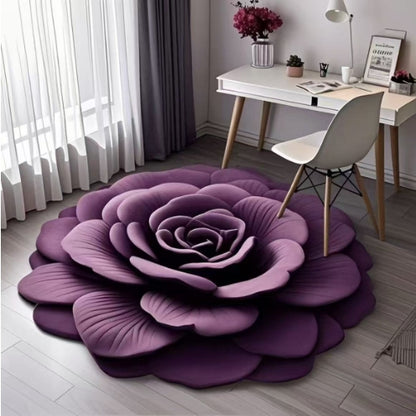 🌺 Elegante alfombra floral ✨Secado rápido, absorbente y antideslizante