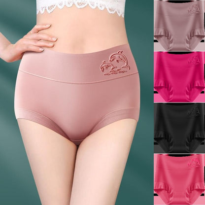 🔥🩲【6 piezas】Último día - 50 % de descuento - Bragas antibacterianas con control de barriga de cintura alta