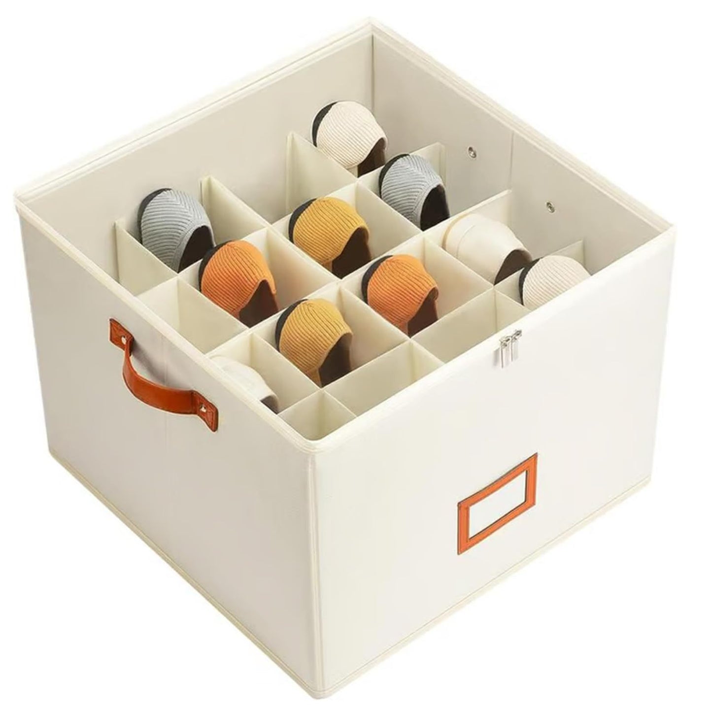 ⏳Oferta por tiempo limitado: 50% de descuento💥 Organizador de zapatos plegable de tela Oxford, caja de almacenamiento