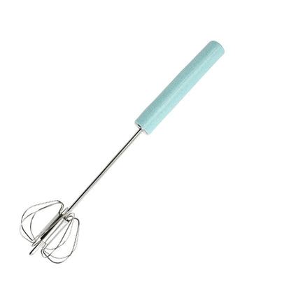【 2 pieza por 24 euros】Batidor de huevos semiautomático de acero inoxidable