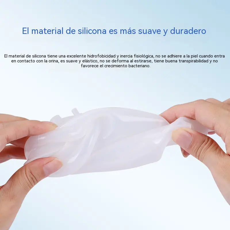Dispositivo de micción de silicona para ancianos postrados en cama, que incluye bolsas recolectoras de orina para ancianos enfermos y paralizados.