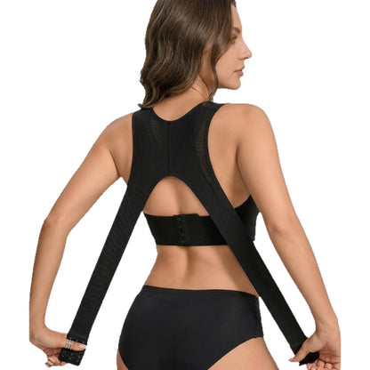 【 3 piezas】【S-2XL】Nuevo sujetador push-up sin aros con cierre frontal, espalda de sujeción, tirantes anchos para corregir la postura y alta elasticidad.-【40-90kg】