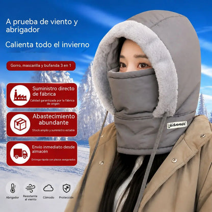 ❄️☃ Sudadera con capucha 3 en 1 con forro polar, unisex: una prenda esencial para practicar ciclismo al aire libre en otoño e invierno.