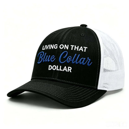🧢Gorra de béisbol ajustable de malla con eslogan de estilo europeo y americano para ropa de trabajo.