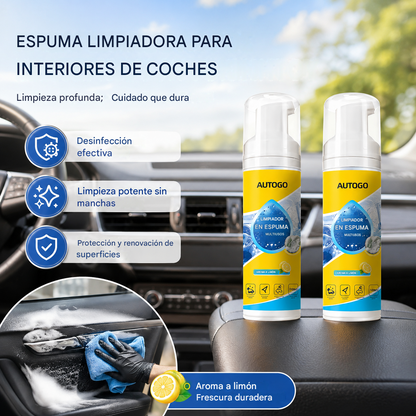 🔥Oferta imperdible 50% de descuento🔥 Potente y versátil limpiador de espuma para interiores de automóviles