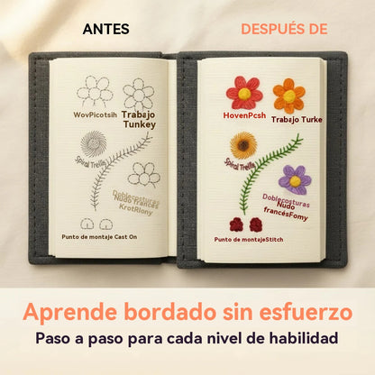 📖Libro de costura, 🧵✨Un libro de muestras de costura para entusiastas del bordado de lino