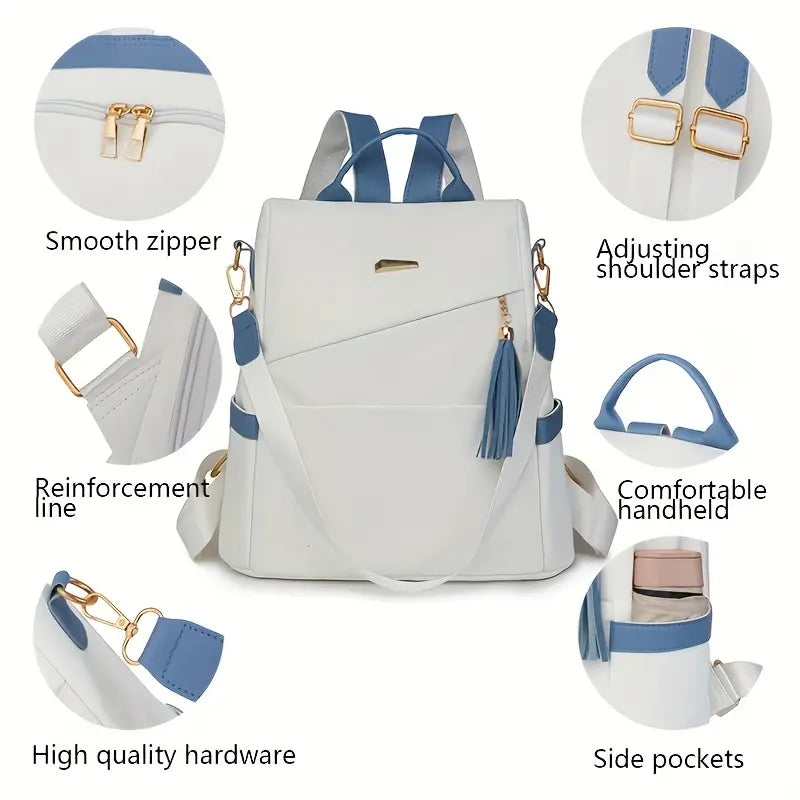 💓50%OFF👜La nueva mochila de viaje de piel suave, con diseño moderno y gran capacidad, para dos usos.