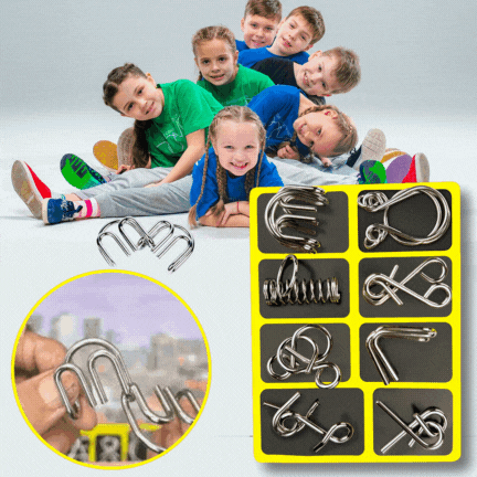 【Compre 1 juegos y obtenga 2 juegos gratis】Juguetes educativos para niños, hebilla de inteligencia
