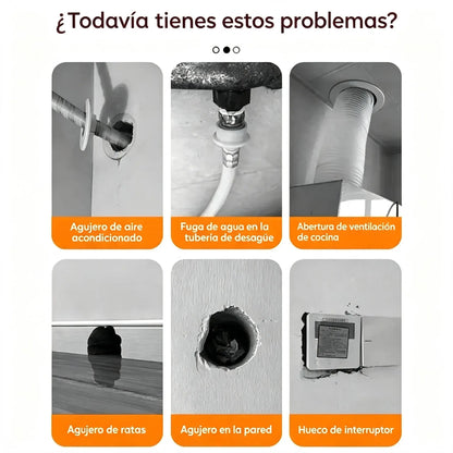 🔥【8 paquetes por 27 euros】💞 Sellador impermeable: previene eficazmente las fugas de aire, la humedad y las plagas; se forma, seca rápidamente y se puede pintar ✨