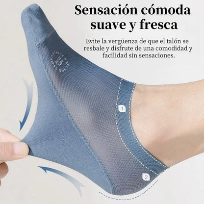 🧦【6 pares 24 euros】Calcetines invisibles transpirables de malla fina antideslizantes universales de 6 piezas