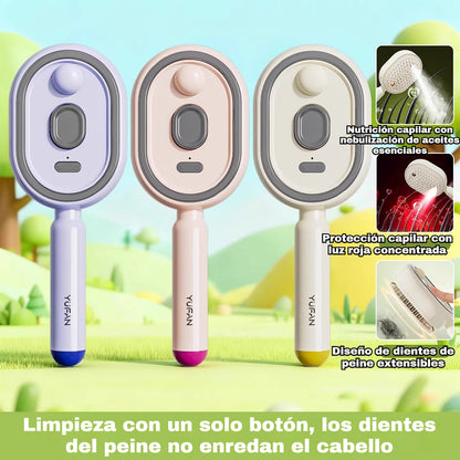 ⚡💨 Pulverizador eléctrico con peine de masaje y cojín de aire